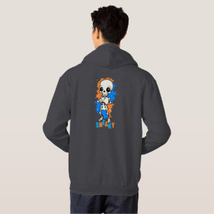 Quietly Confident Bat Halloween Hoodie Minimalis