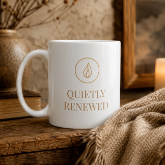 Quietly Renewed Classic Mug, 11 oz Coffee Mug