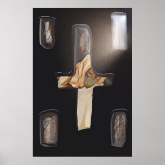 Quietly Seen Cruciform Window, Bet Emmanuel Print