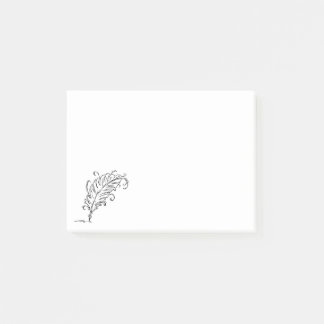 Quill Pen Post-It Notes