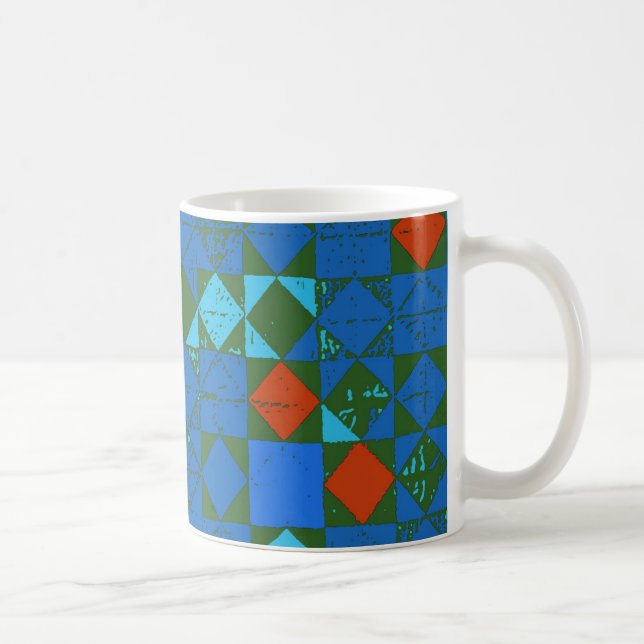 Quilt Abstract (No. 0712) Coffee Mug (Right)