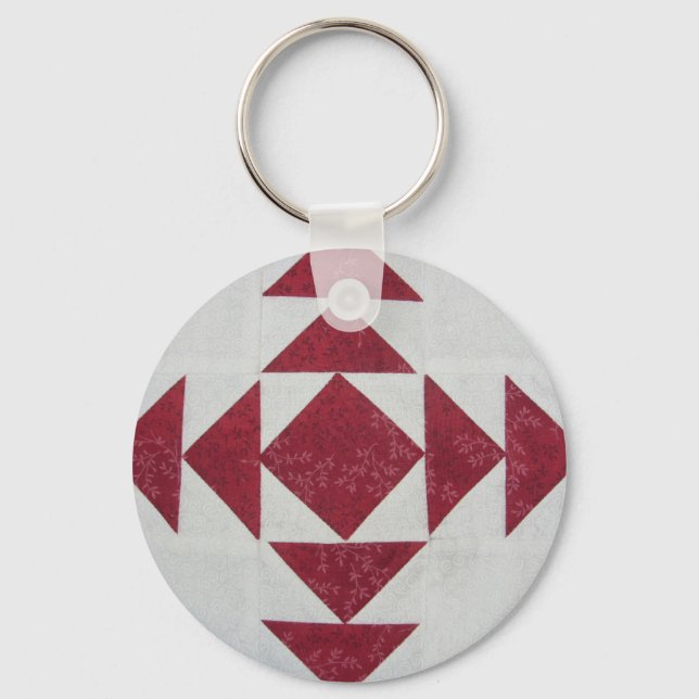 Quilt Block Key Chain 3 (Front)