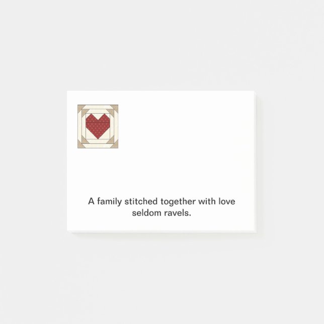 Quilt Block Note C (Front)