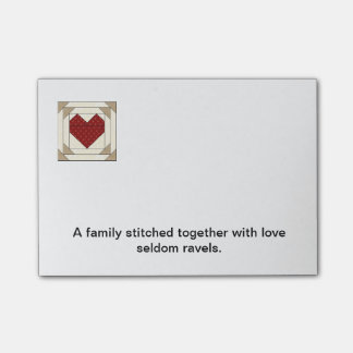 Quilt Block Post-it Note C