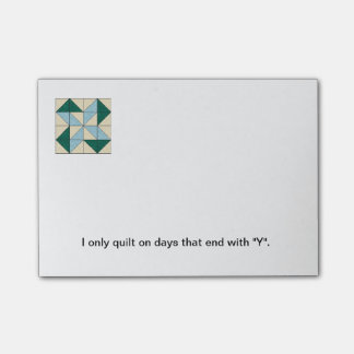 Quilt Block Post-it Notes G