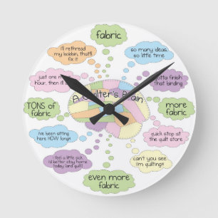 Quilt Brain Clock