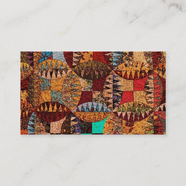 Quilt Design Business Card (Front)