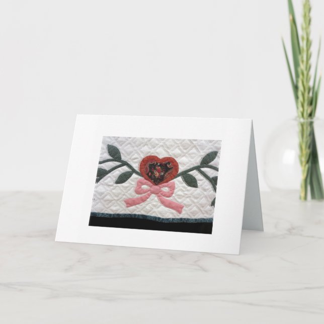 Quilt - Flower Basket Card (Front)