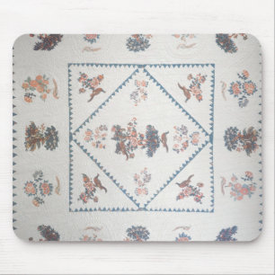 Quilt in 'Broderie Perse', c.1800 (applied, printe Mouse Pad