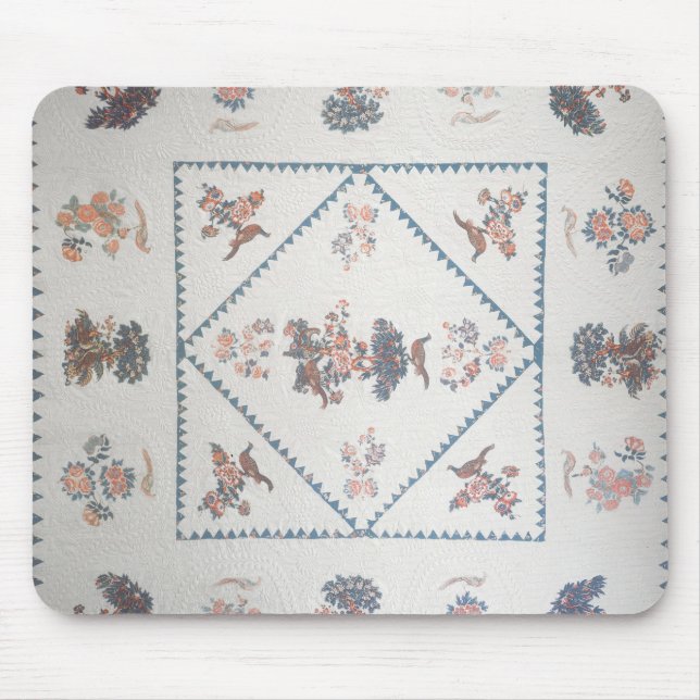 Quilt in 'Broderie Perse', c.1800 (applied, printe Mouse Pad (Front)