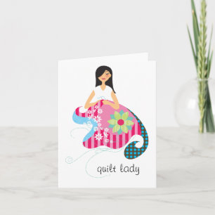 Quilt Lady Personalised Notecards