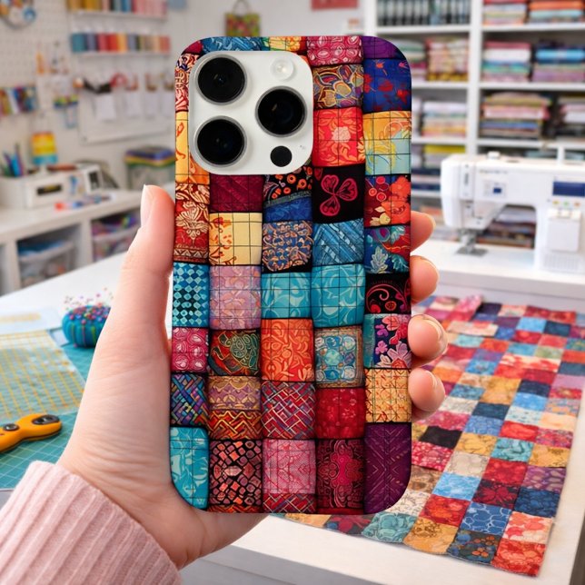 Quilt Lover’s Design - Patchwork Art iPhone Case (Creator Uploaded)