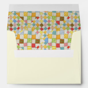 QUILT MOSAIC A7 Envelope (5x7 Cards) / Cream