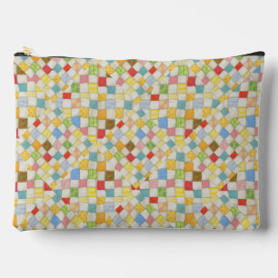 QUILT MOSAIC Large Accessory Pouch Bag
