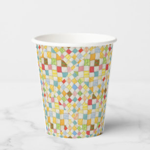 QUILT MOSAIC Paper Cups