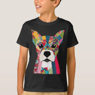 Quilt Pattern Dog For Quilting Lover Quilter Sewin T-Shirt