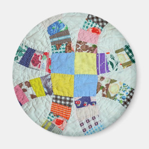 Quilt pattern magnet