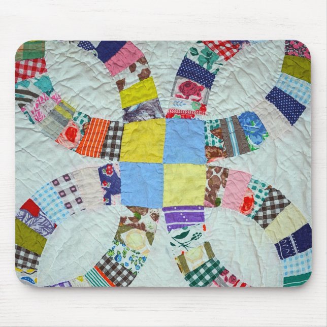 Quilt pattern mouse pad (Front)