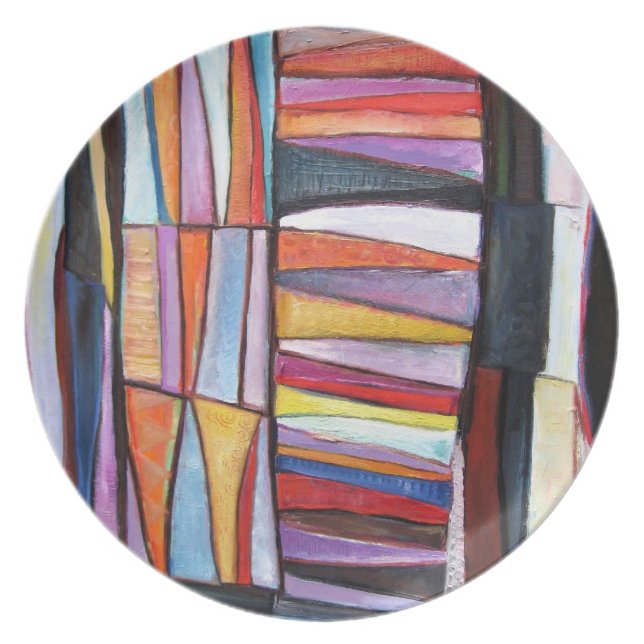 quilt pattern plate (Front)