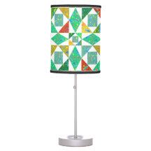 Quilt Pattern Table Lamp