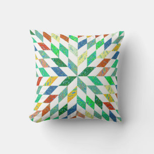 Quilt Pattern Throw Pillow