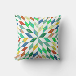 Quilt Pattern Throw Pillow
