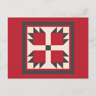 Quilt Postcard - Bearcat Block