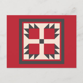 Quilt Postcard - Bearcat Block