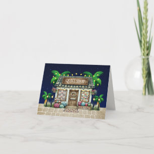QUILT Shop  Greeting CARD