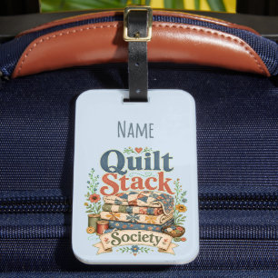 Quilt Stack Society Cottagecore Sewing Luggage Tag