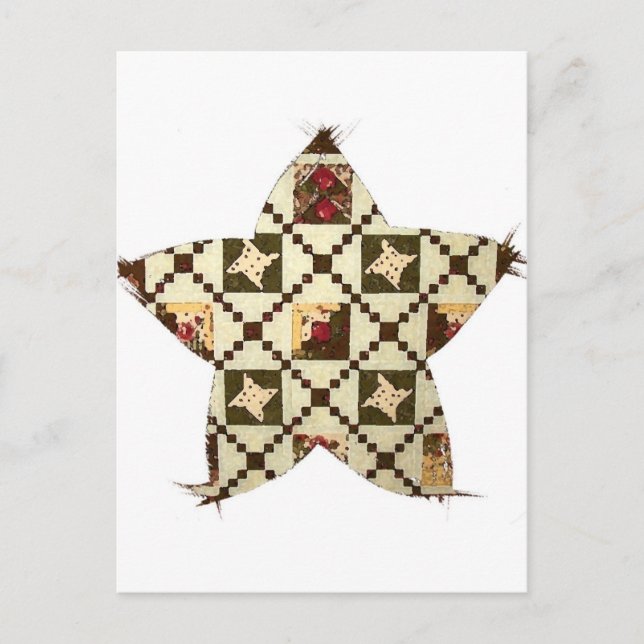 Quilt Star Postcard (Front)