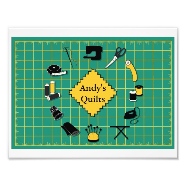 Quilt Time Customiz the Label Photo Print (Front)