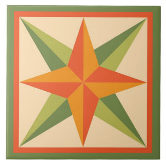 Quilt Trivet – Beveled Star Block (pink/grey)