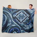 Quilted Abstract Design Fleece Blanket<br><div class="desc">Quilted Abstract Design</div>