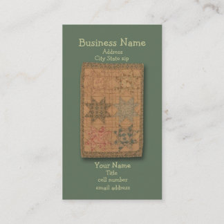 Quilted Business Card