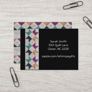 Quilted Business Cards