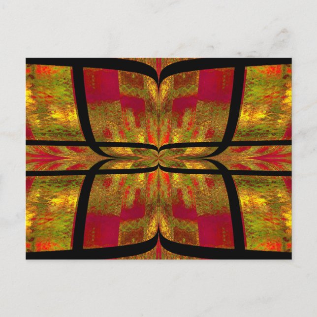 Quilted Butterfly 2 Postcard (Front)