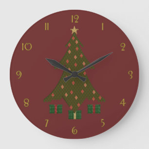 Quilted Christmas Clock