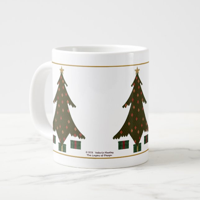Quilted Christmas Speciality Mug (Front Left)