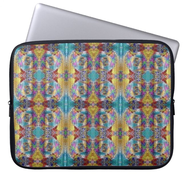 Quilted Design Laptop Sleeve (Front)
