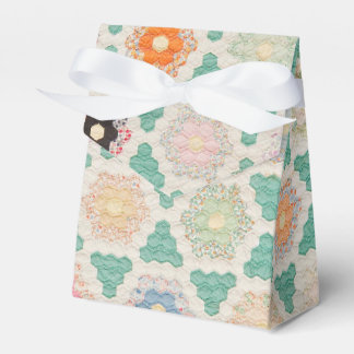 Quilted faux Gift box