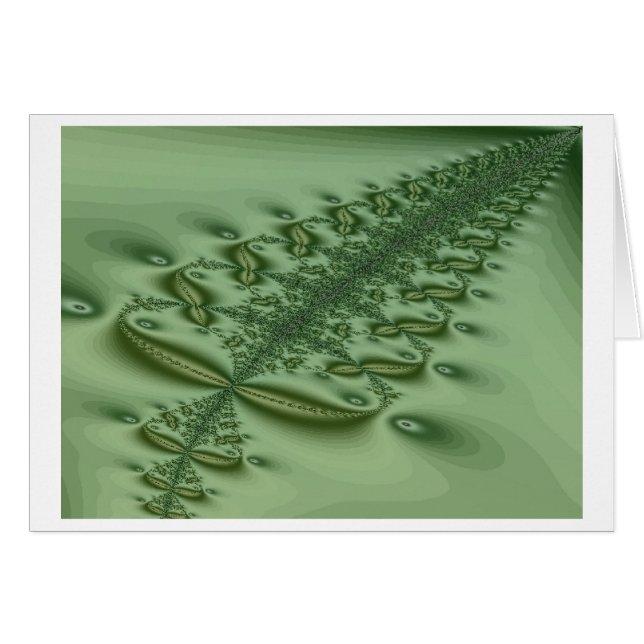 Quilted Fern Card (Front Horizontal)