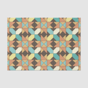 Quilted Geometric Pattern Tissue Paper
