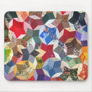 Quilted Stars Mouse Pad