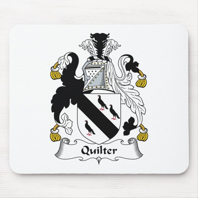 Quilter Family Crest Mouse Pad (Front)