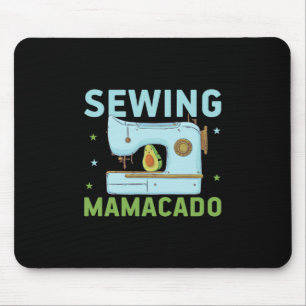 Quilter Gift Sewing Mamacado Mouse Pad