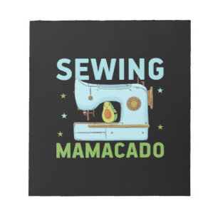 Quilter Gift Sewing Mamacado Notepad