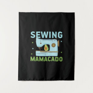 Quilter Gift Sewing Mamacado Tapestry