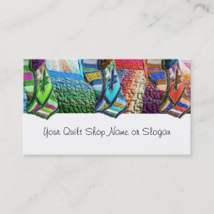 Quilter Quilt Supplies Shop+ Business Card