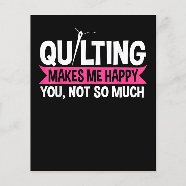 Quilter Quilting Sewing Gifts (Front)
